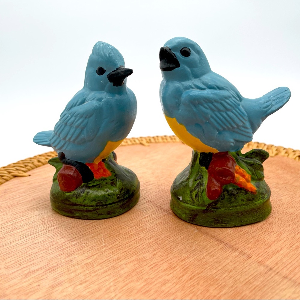 Blue and Yellow Bird Figurines— Hobbyist